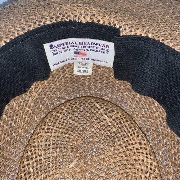 Vintage Imperial Headwear S/M Straw Hat - Picture 3 of 9